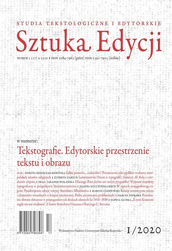 okładka - Sztuka edycji