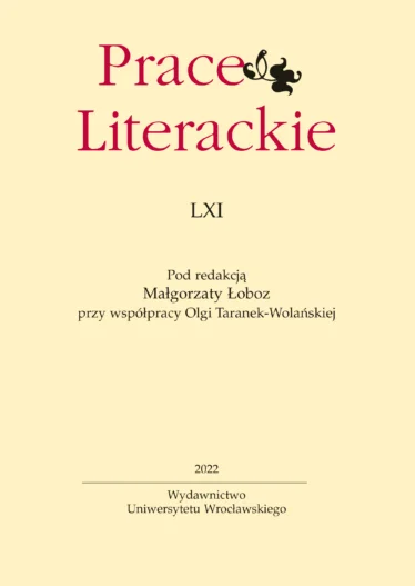 okładka - Prace literackie 2022