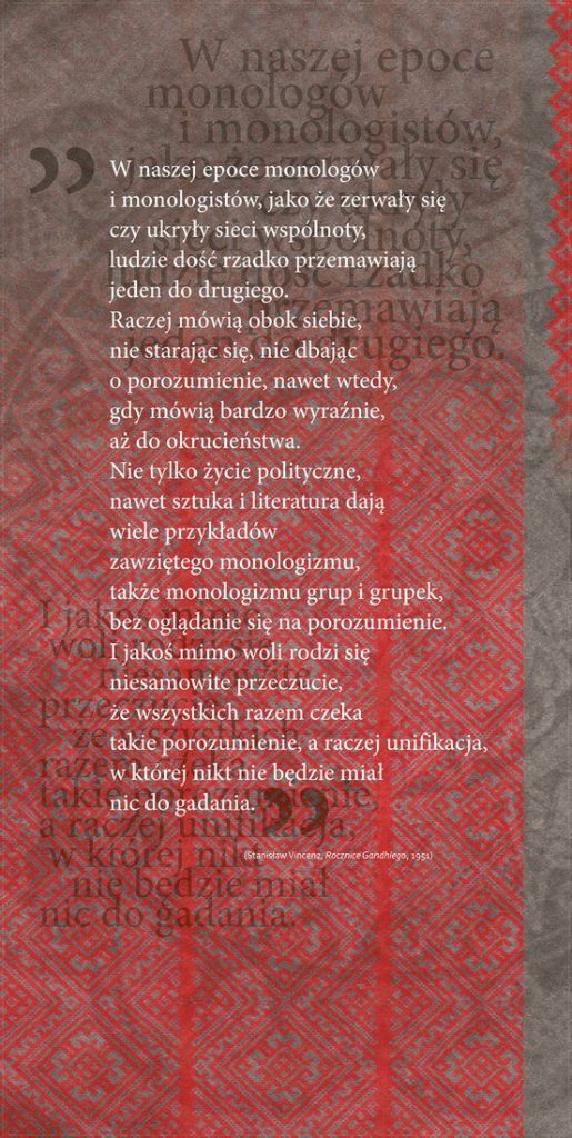 Vincenz filar z tekstem