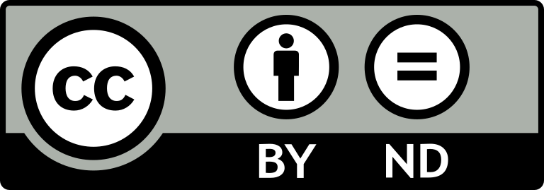 logo Creative Commons CC BY-ND