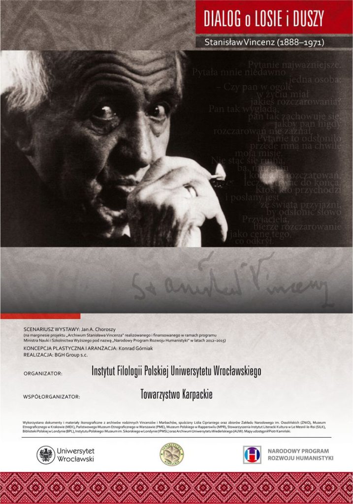 Vincenz plansza powitalna wystawy