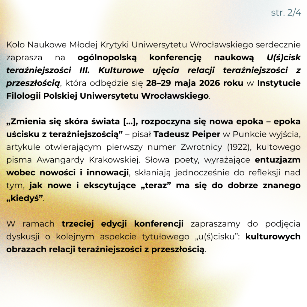 U(ś)cisk teraźniejszości - plansza 2