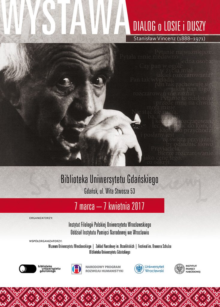 plakat Vincenz wystawa Gdańsk