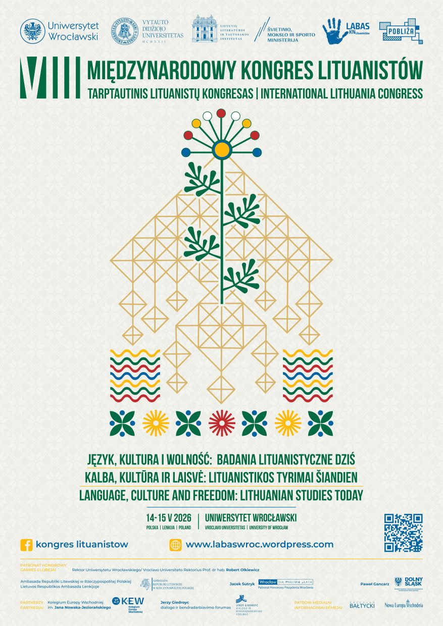 plakat - kongres lituanistów